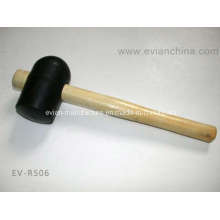 Резиновый молоток с деревянной ручкой (EV-R506)